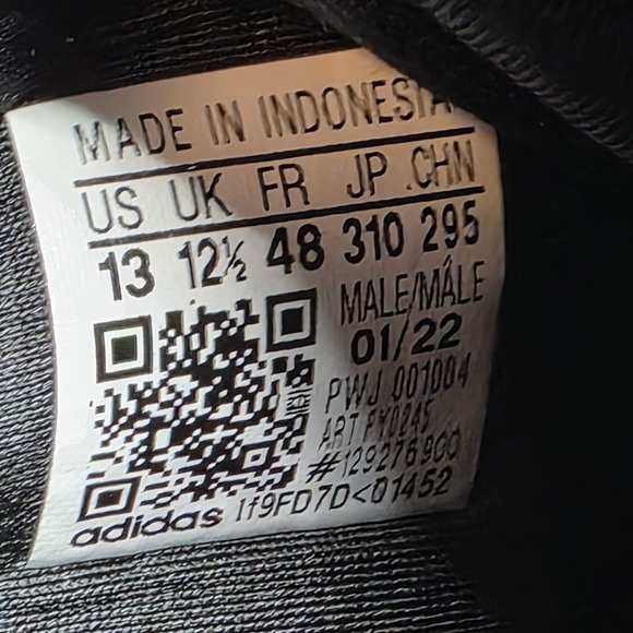 Adidas Mens Lite Racer BYD FY0245 Black Running Shoes Sneakers Size 13 - Picture 16 of 16